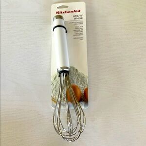 KitchenAid White Utility Whisk